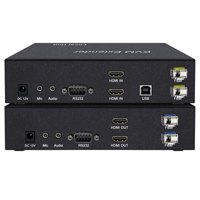 雙路HDMI KVM4K光纖延長器?